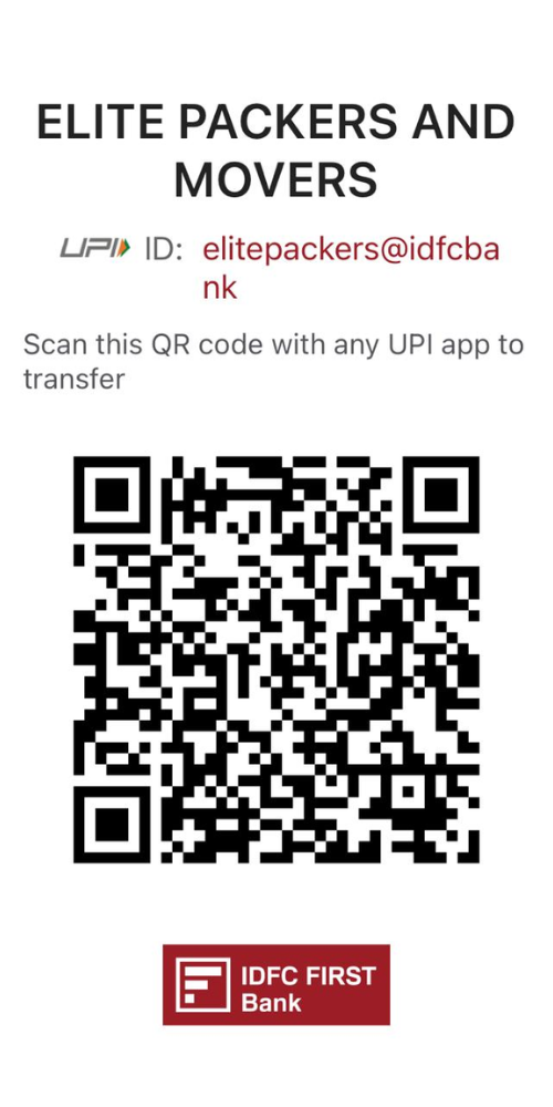 Elite Packers and Movers QR Code